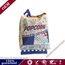 Wholesale Food Grade Grease Proof Custom Print Microwave Popcorn Packaging Kraft Paper Bags